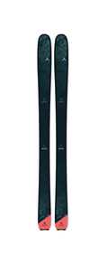 Dynastar E Pro 90 skis fitted with Salomon Shift MNC10 bindings